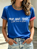250Th Anniversary Commemorative Faith Printed Round Neck Top In The United States