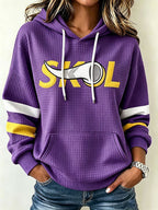 Women's Football Print Sweatshirt