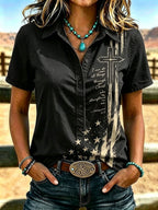 Women's Western Style Faith Shirt