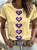 Women's Retro Western Faith Print T-shirt