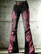 Women's Floral Casual Long Pants