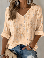 Women'S Breast Cancer Awareness Prevention Printed Casual Top