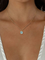 Women'S Faith Irregular Circular Versatile Casual Necklace