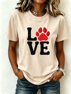 Women's Dog Paw T-Shirt