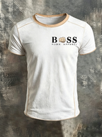 Men'S Business logo printed T-Shirt