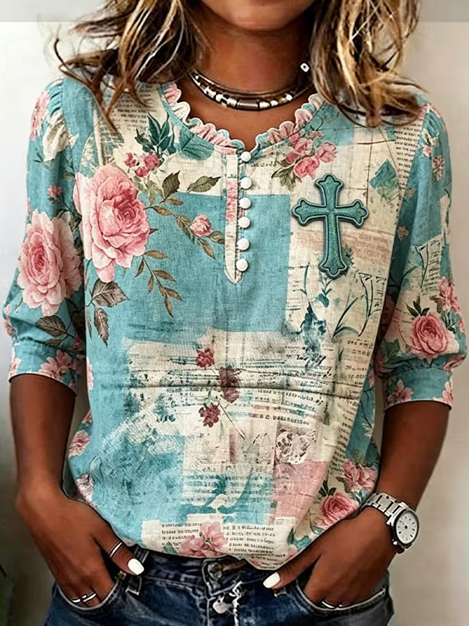 Women'S Faith Printed T-Shirt
