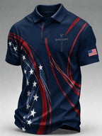 Men's 250th Anniversary Print Short-sleeve Polo Shirt