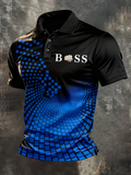 Men's business style polo shirt