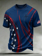 Men's Faith Casual Printed T-Shirt