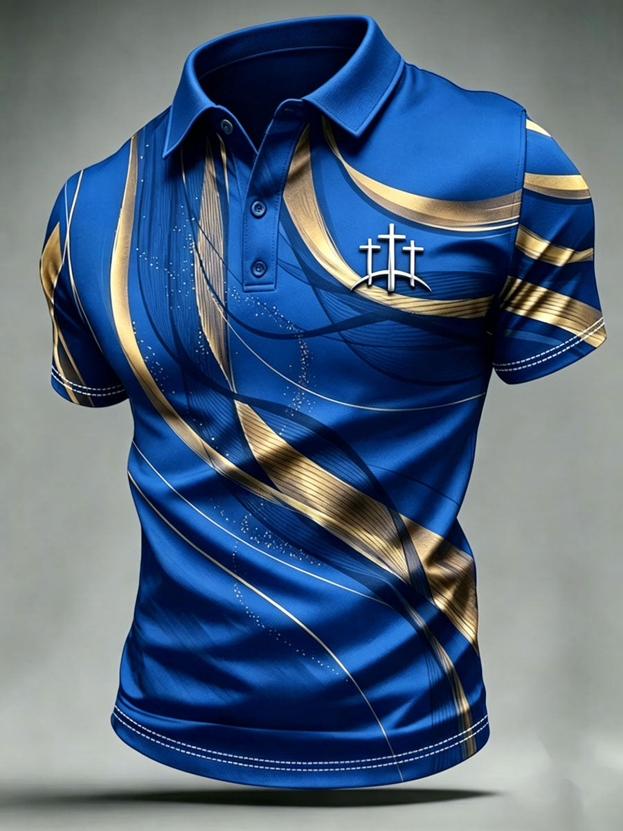 Men'S Faith Printed POLO Shirt