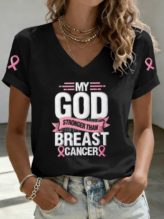 Women'S Pink Art Casual T-Shirt