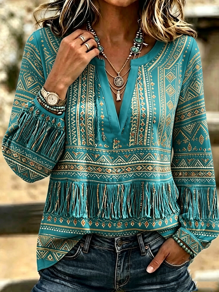 Women'S Floral Printed Top