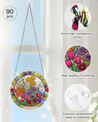 Acrylic Jigsaw Puzzle Suncatcher - Spring’s Radiant Promise