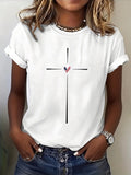 Women'S Casual Patriotic Faith T-Shirt