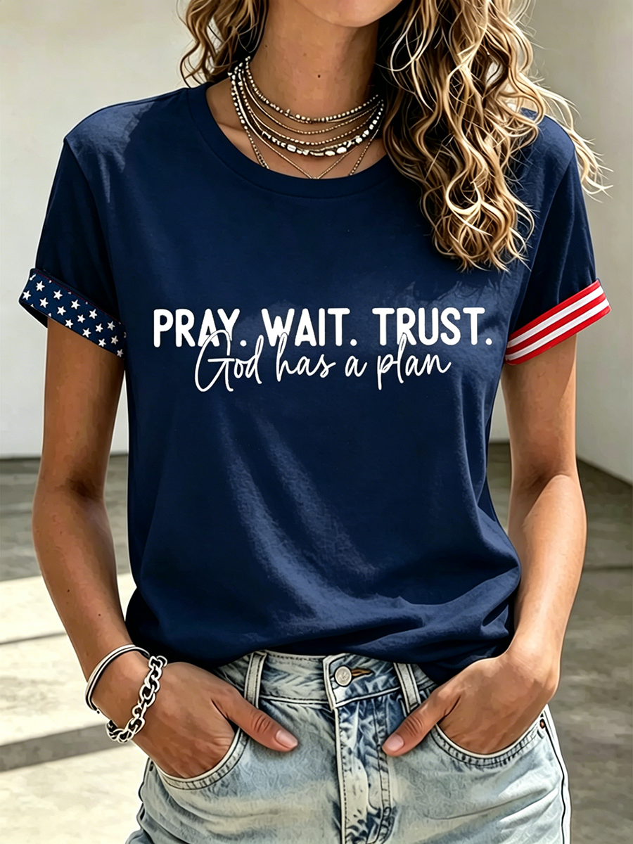 250Th Anniversary Commemorative Faith Printed Round Neck Top In The United States
