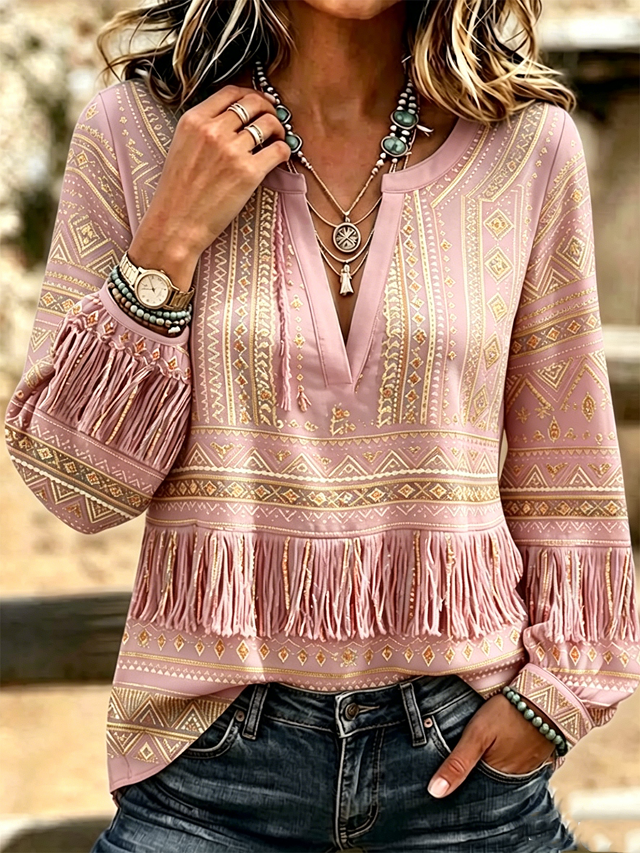 Women'S Floral Printed Top