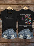 Women'S Faith Jesus Printed Casual T-Shirt