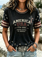 Women's Faith Casual Printed Top