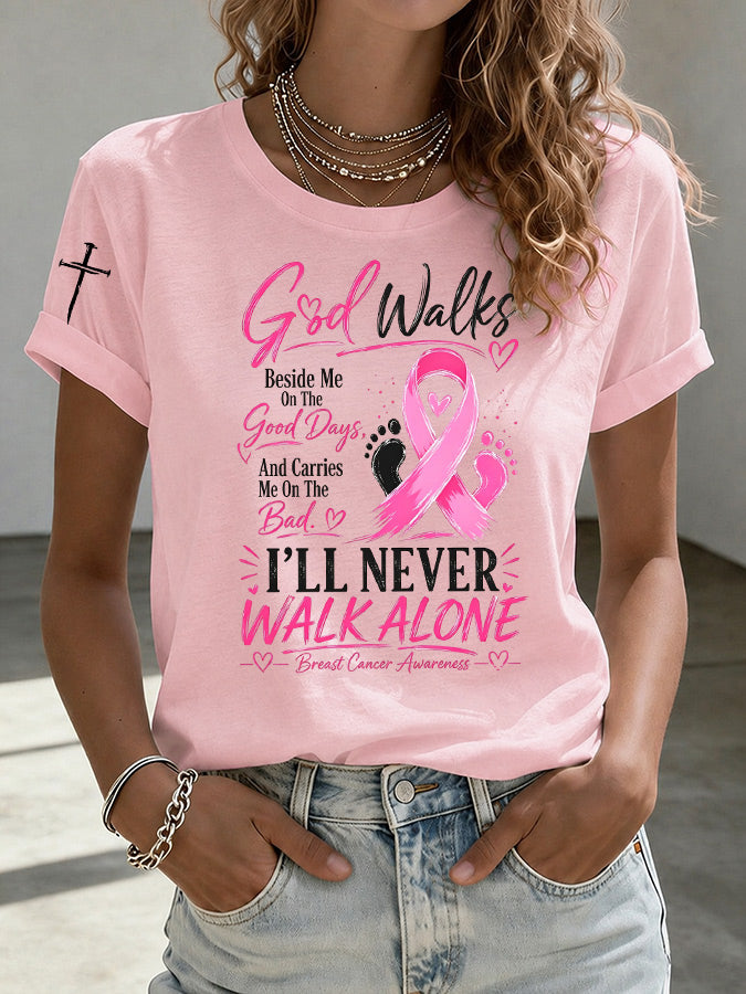 Women'S Breast Cancer Faith T-Shirt