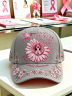 Unisex Retro Breast Cancer Awareness Promotion Casual Comfortable Baseball Cap