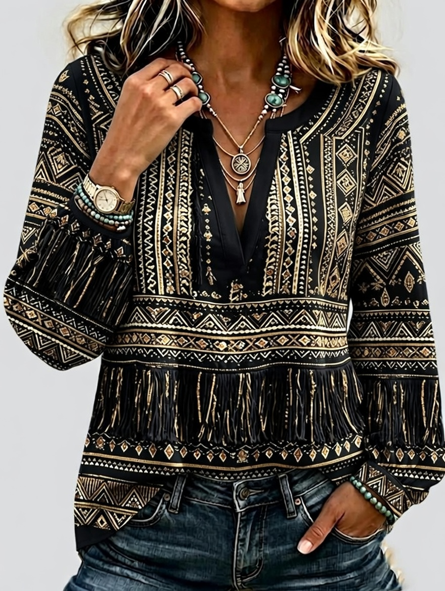 Women'S Floral Printed Top