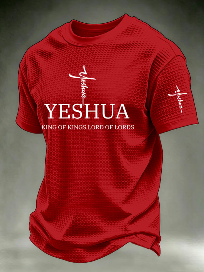 Men's ���Faith��� waffle knit T-shirts