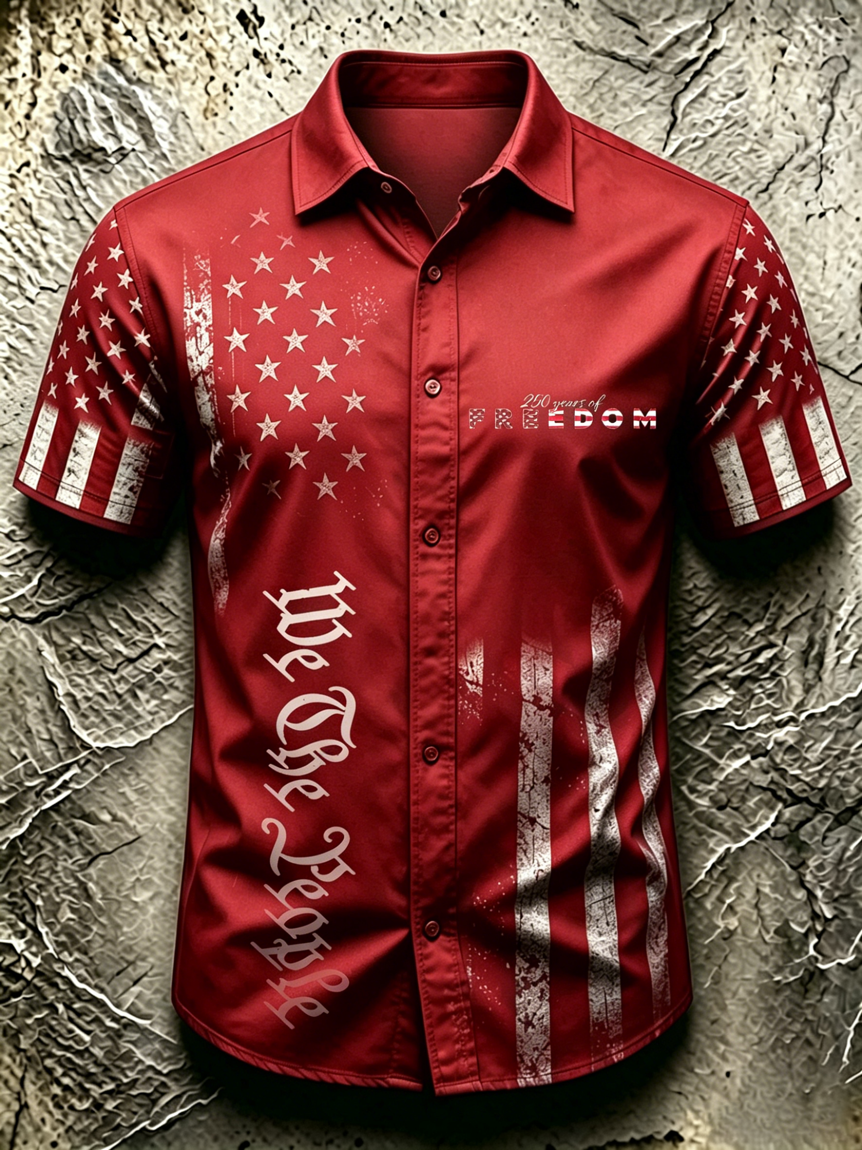 250Th Anniversary Commemorative Faith Printed Round Neck Top In The United States