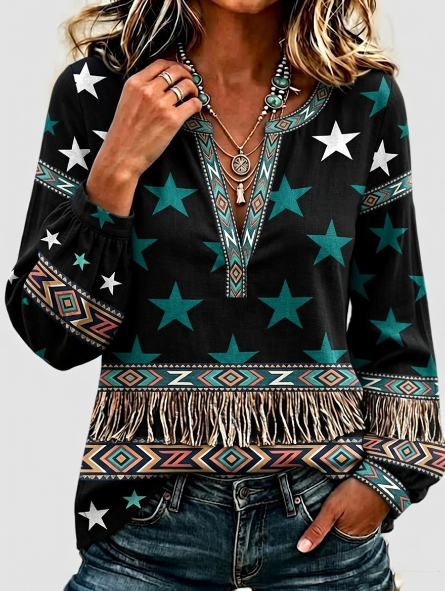 Women'S Floral Printed Top