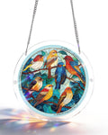 Acrylic Jigsaw Puzzle Suncatcher - Glowing Feather Haven