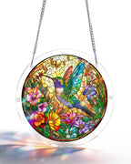 Acrylic Jigsaw Puzzle Suncatcher - Botanical Nectar Oasis