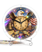 DIY Acrylic Puzzle Clock Kit - Majestic Eagle Liberty