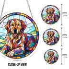 Acrylic Jigsaw Puzzle Suncatcher - Golden Retriever