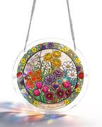 Acrylic Jigsaw Puzzle Suncatcher - Spring’s Radiant Promise