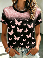 Women'S Breast Cancer Print T-Shirt