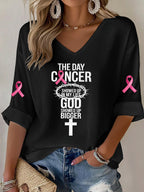 Women'S Pink Artistic Waffle T-Shirt