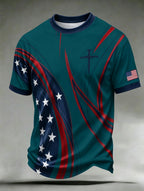 Men's Faith Casual Printed T-Shirt