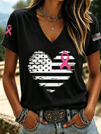 Women's Breast Cancer Awareness  Casual T-shirt