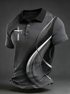 Men's Faith Casual Short-Sleeve Polo Shirt