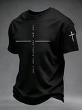 Men's Faith Printed Casual T-shirt