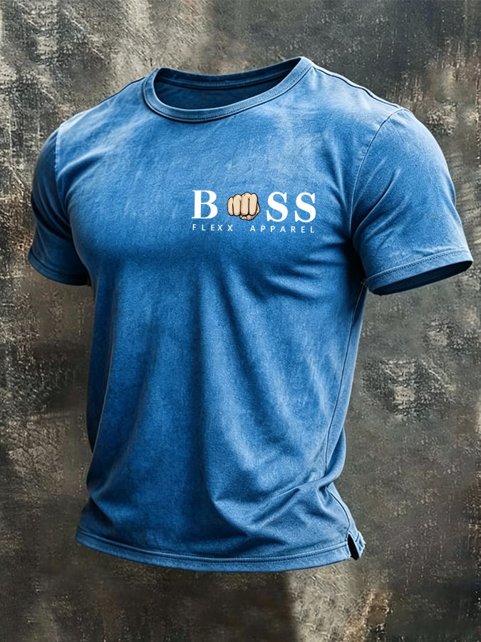 Men's Letter design Casual T-shirt