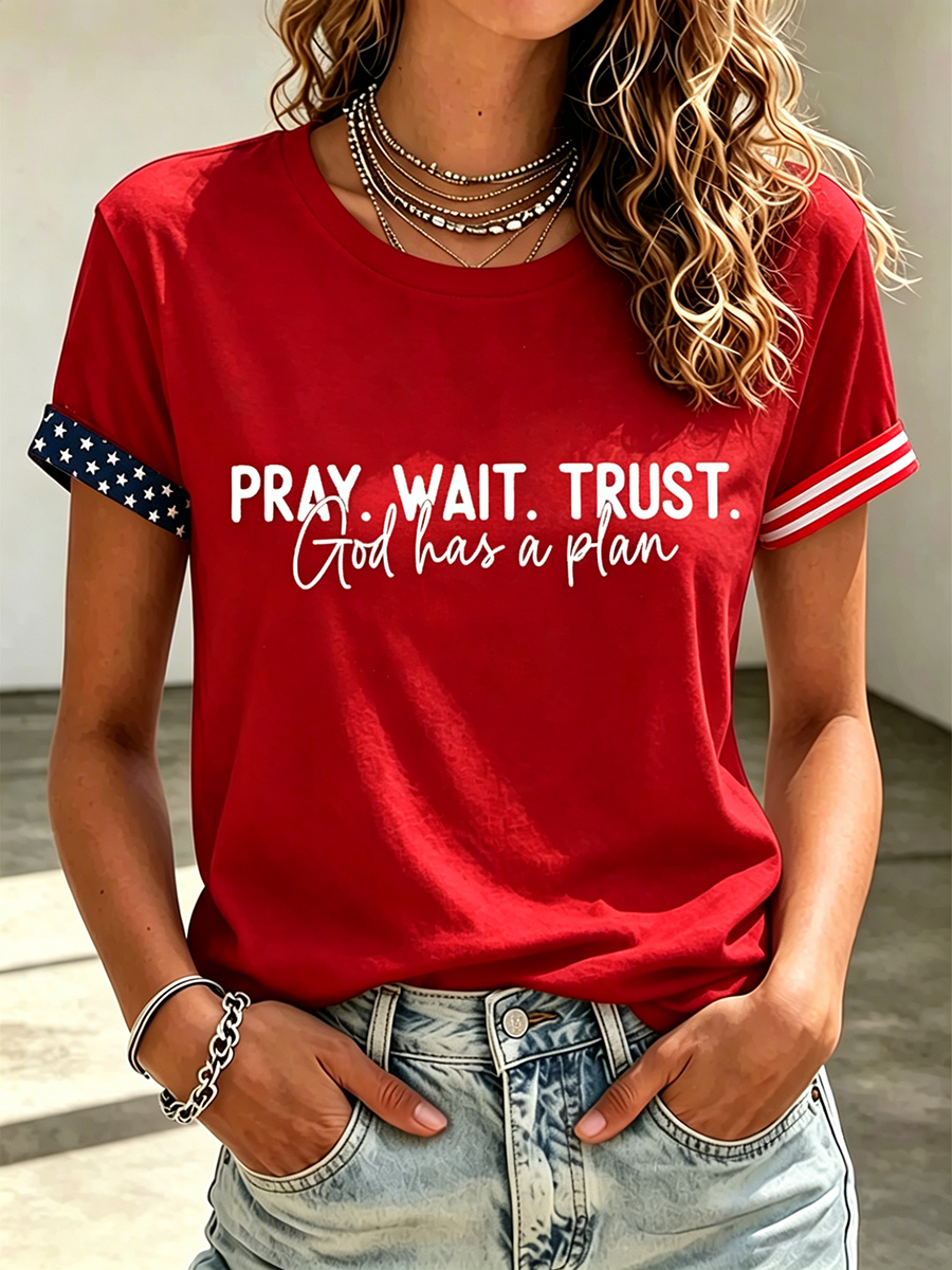250Th Anniversary Commemorative Faith Printed Round Neck Top In The United States