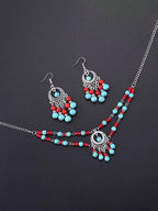Women'S Retro Tassel Necklace From The Western Regions