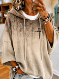 Western Style Cross Hoodie