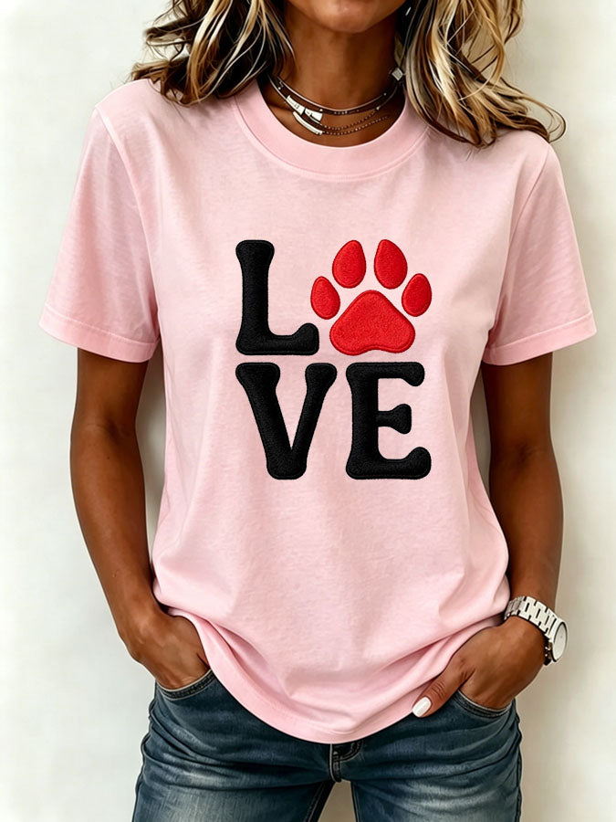 Women's Dog Paw T-Shirt