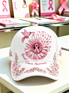 Unisex Retro Breast Cancer Awareness Promotion Casual Comfortable Baseball Cap