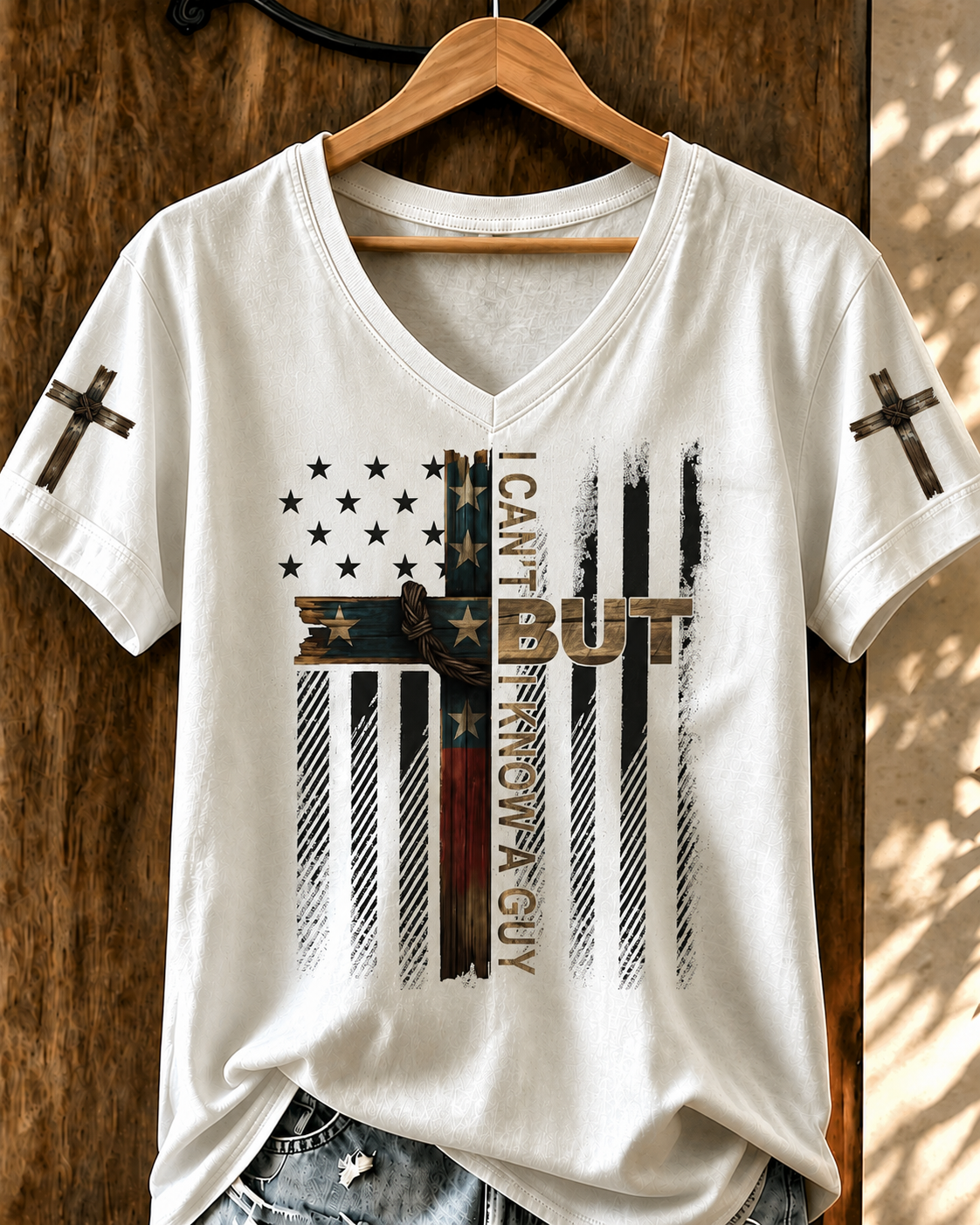 Women'S I Can'T But I Know A Guy Printed Casual T-Shirt