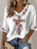 Women'S Faith Art Printed T-Shirt