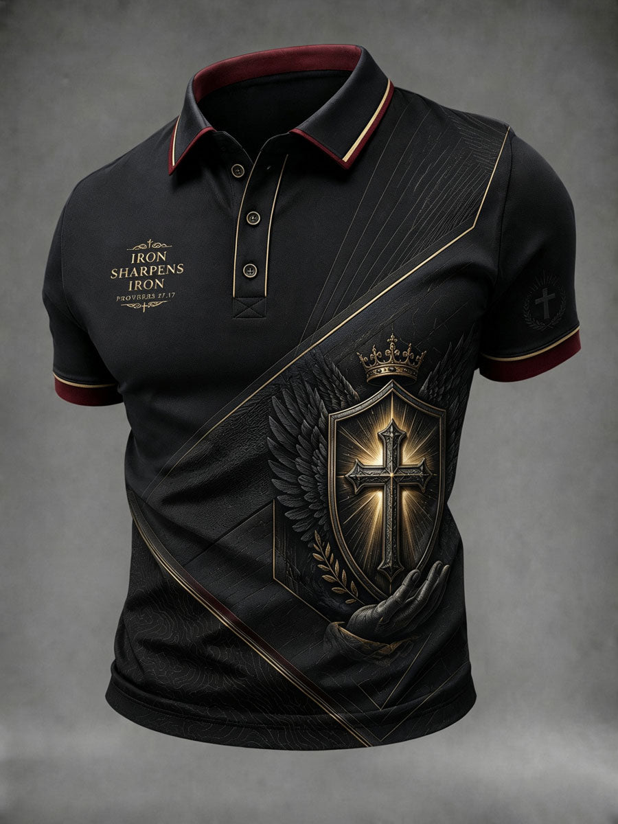 Men's Iron Sharpens Iron 27:17 Printed Shirt