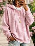 Women's Geometric Art Flower Hoodie