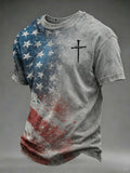 Men's American cross Waffle T-Shirt